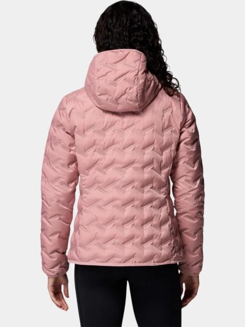 jacheta de puf pt. femei Columbia Delta Ridge II Down Hooded Jacket roz 4