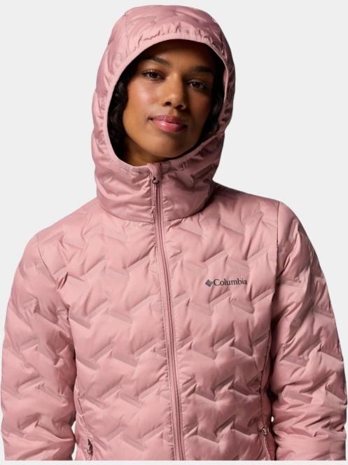 jacheta de puf pt. femei Columbia Delta Ridge II Down Hooded Jacket roz 8