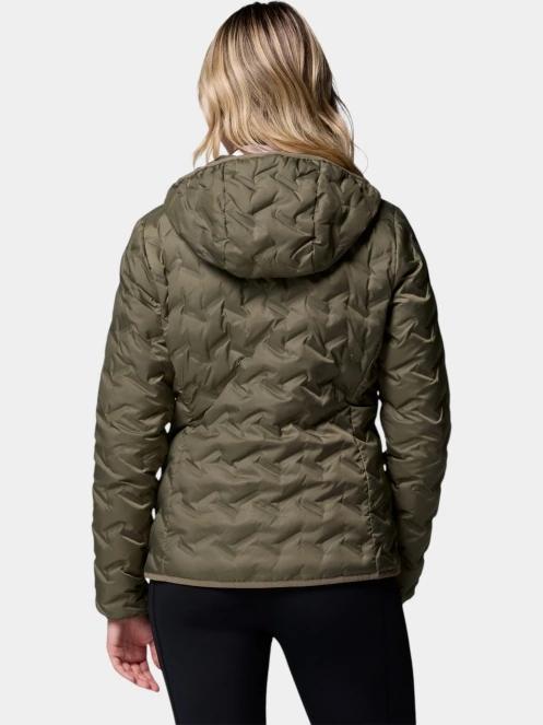 jacheta de puf pt. femei Columbia Delta Ridge II Down Hooded Jacket verde 4