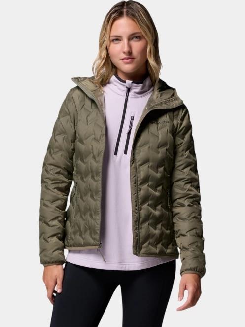 jacheta de puf pt. femei Columbia Delta Ridge II Down Hooded Jacket verde 6