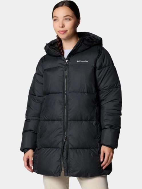 jacheta de iarna pt. femei Columbia Puffect II Mid Hooded Jacket negru 2