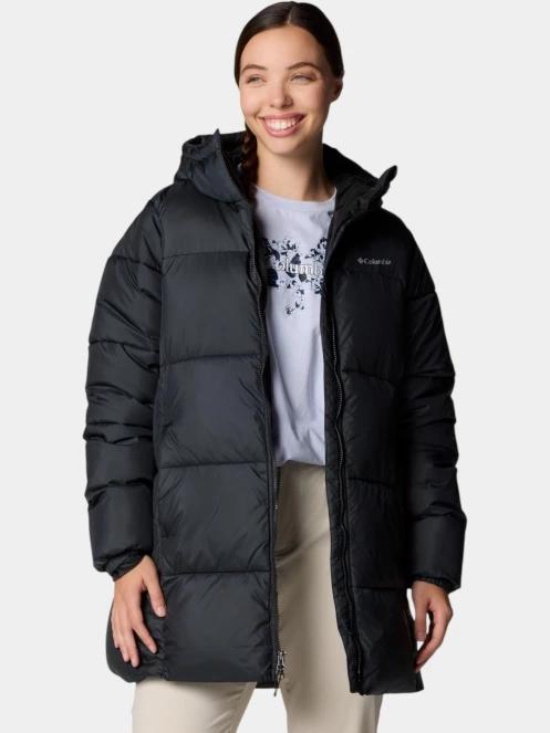 jacheta de iarna pt. femei Columbia Puffect II Mid Hooded Jacket negru 5