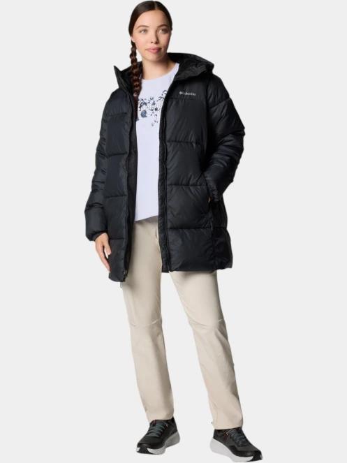 jacheta de iarna pt. femei Columbia Puffect II Mid Hooded Jacket negru 6