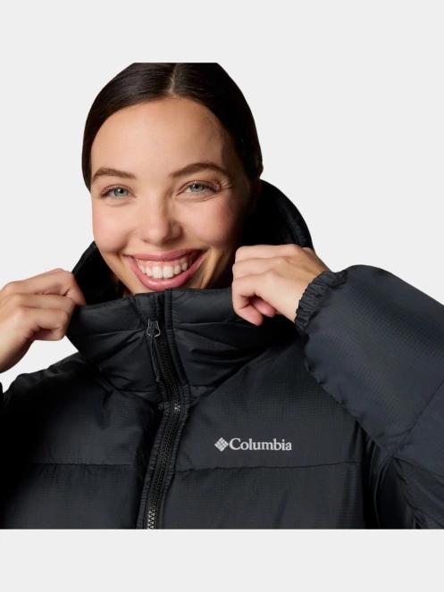 jacheta de iarna pt. femei Columbia Puffect II Mid Hooded Jacket negru 7