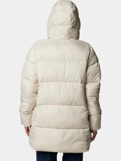jacheta de iarna pt. femei Columbia Puffect II Mid Hooded Jacket nisip 4