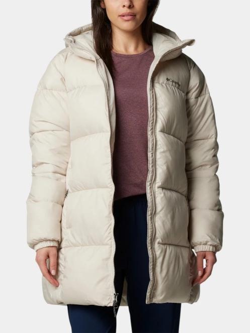 jacheta de iarna pt. femei Columbia Puffect II Mid Hooded Jacket nisip 5