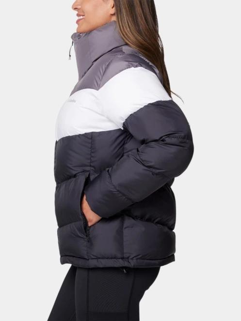jacheta de primavara pt. femei Columbia Puffect II Colorblock Jacket negru 3