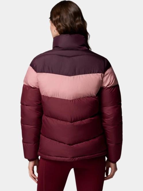 jacheta de primavara pt. femei Columbia Puffect II Colorblock Jacket rosu 4