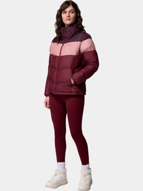 jacheta de primavara pt. femei Columbia Puffect II Colorblock Jacket rosu 6