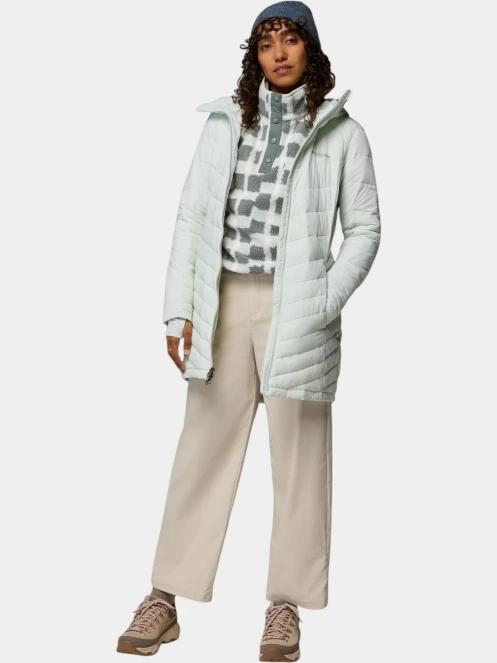 jacheta de iarna pt. femei Columbia Joy Peak II Mid Jacket verde deschis 5