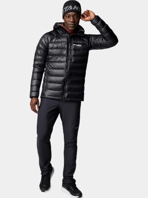 jacheta de primavara pt. barbati Columbia Arctic Crest Down Hooded Jacket negru 5