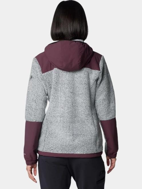 pulover polar pt. femei Columbia Arctic Crest Sherpa Full Zip alb 4