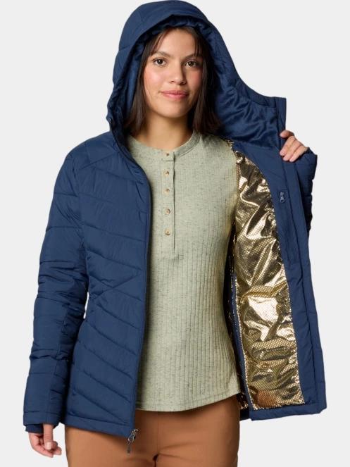 jacheta de iarna pt. femei Columbia Joy Peak II Hooded Jacket albastru 6