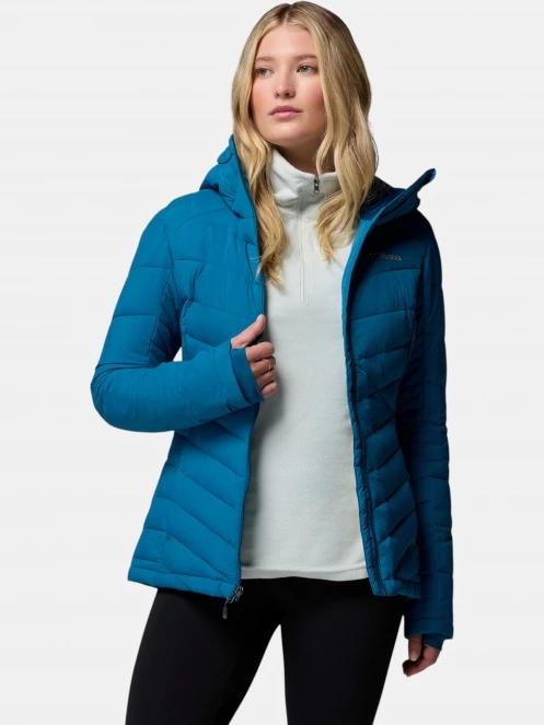 jacheta de iarna pt. femei Columbia Joy Peak II Hooded Jacket albastru 6