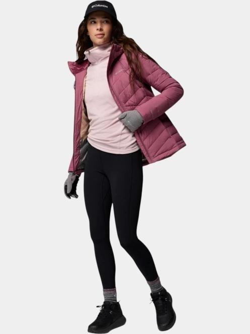 jacheta de iarna pt. femei Columbia Joy Peak II Hooded Jacket violet 5