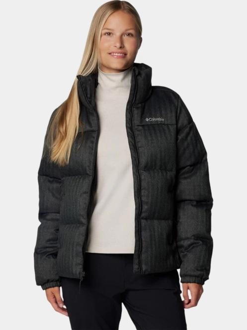 jacheta de iarna pt. femei Columbia Puffect Herringbone Jacket negru 7
