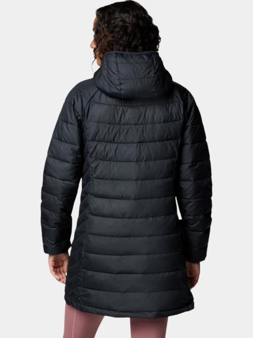 geaca matlasata de tranzitie pt. femei Columbia Powder Lite II Mid Jacket negru 4