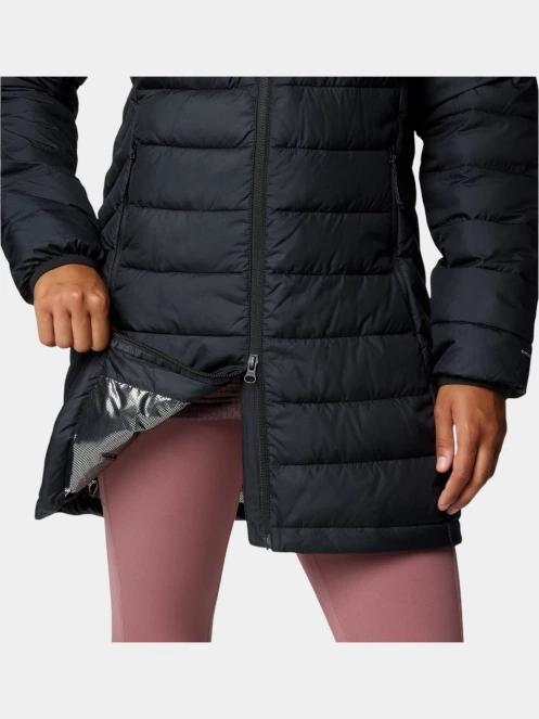 geaca matlasata de tranzitie pt. femei Columbia Powder Lite II Mid Jacket negru 8