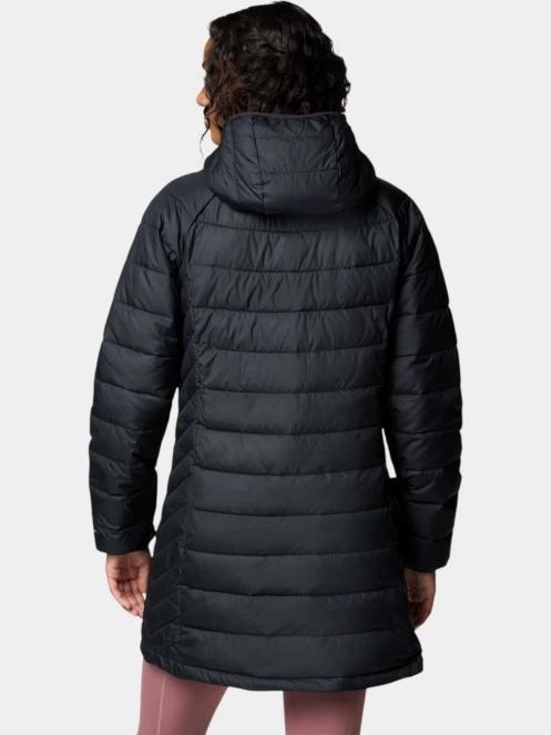 geaca matlasata de tranzitie pt. femei Columbia Powder Lite II Mid Jacket negru 4
