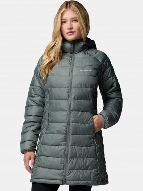 jacheta de iarna pt. femei Columbia Powder Lite II Mid Jacket verde 2