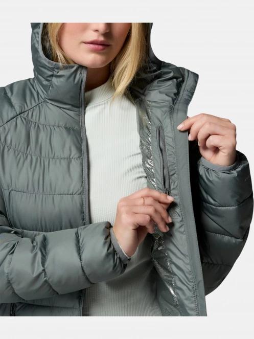 jacheta de iarna pt. femei Columbia Powder Lite II Mid Jacket verde 7