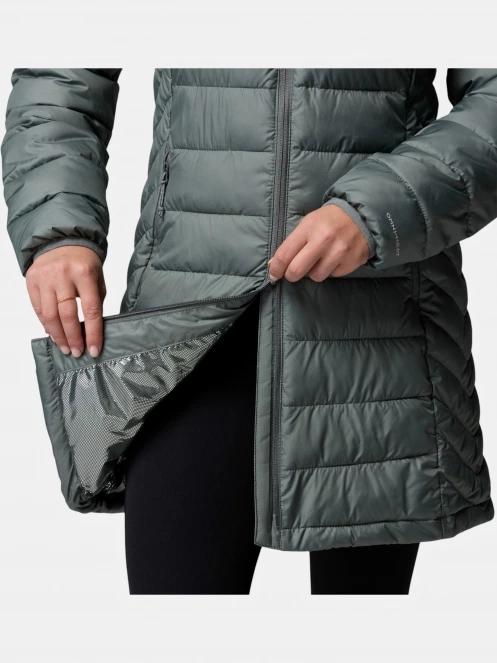 jacheta de iarna pt. femei Columbia Powder Lite II Mid Jacket verde 9