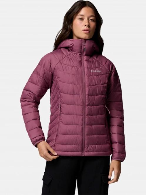 jacheta de iarna pt. femei Columbia Powder Lite II Hooded Jacket violet 2
