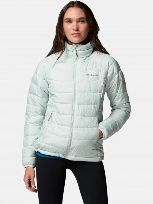 jacheta de iarna pt. femei Columbia Powder Lite II Full Zip Jacket verde deschis 2