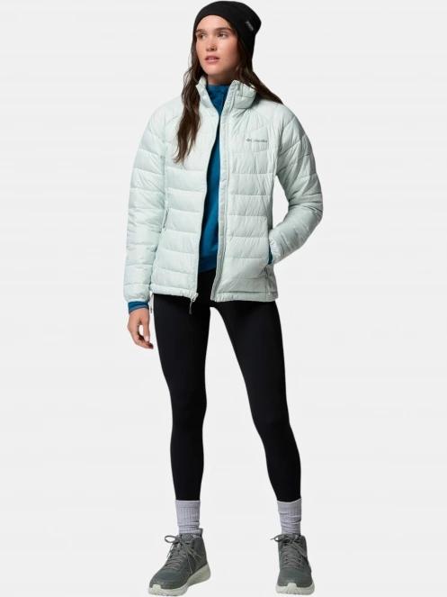jacheta de iarna pt. femei Columbia Powder Lite II Full Zip Jacket verde deschis 5