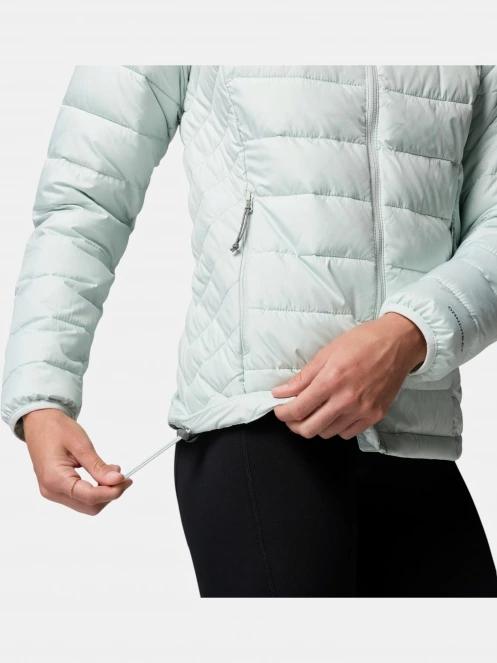 jacheta de iarna pt. femei Columbia Powder Lite II Full Zip Jacket verde deschis 9