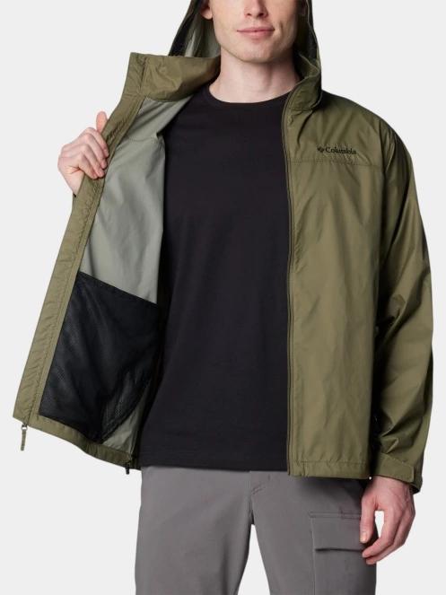 geaca de vant pt. barbati Columbia Glennaker Lake II Rain Jacket verde 5