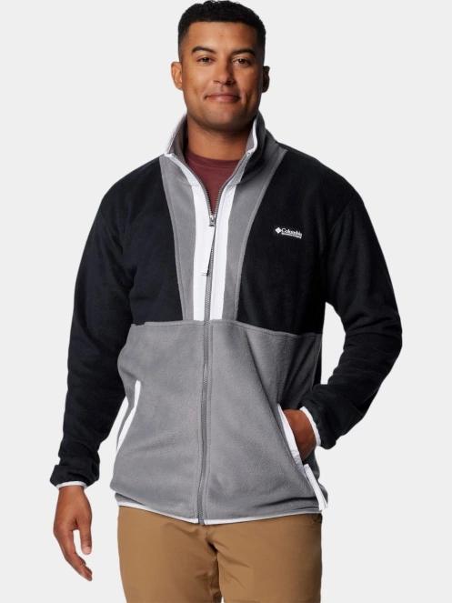 pulover polar pt. barbati Columbia Backbowl II Full Zip Fleece negru 2
