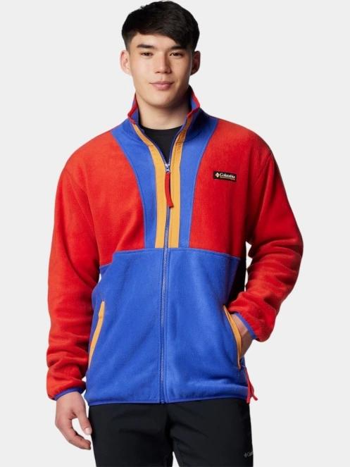 pulover polar pt. barbati Columbia Backbowl II Full Zip Fleece rosu 2