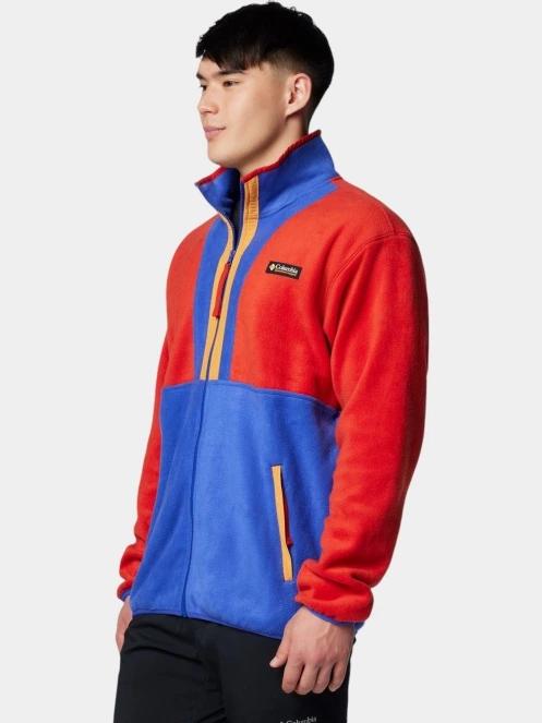 pulover polar pt. barbati Columbia Backbowl II Full Zip Fleece rosu 3