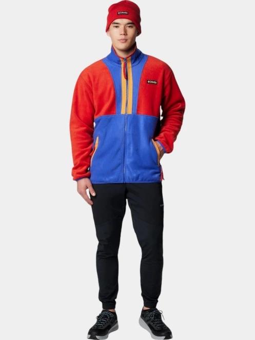 pulover polar pt. barbati Columbia Backbowl II Full Zip Fleece rosu 5