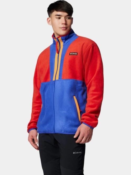 pulover polar pt. barbati Columbia Backbowl II Full Zip Fleece rosu 6