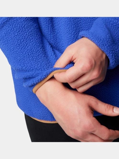 pulover polar pt. barbati Columbia Helvetia II Half Snap Fleece albastru 7