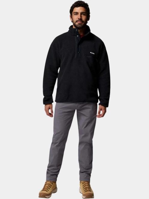 pulover polar pt. barbati Columbia Helvetia II Half Snap Fleece negru 5