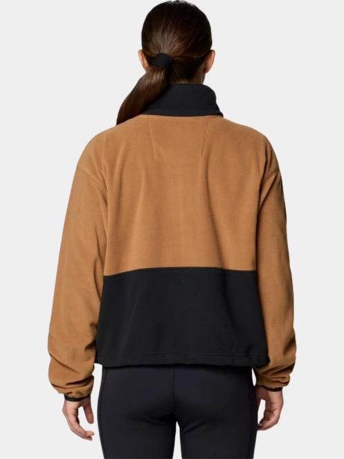 pulover polar pt. femei Columbia Backbowl II Full Zip Fleece maro 4