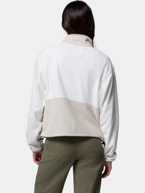 pulover polar pt. femei Columbia Backbowl II Full Zip Fleece nisip 4