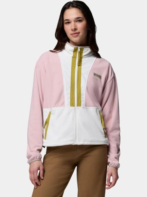 pulover polar pt. femei Columbia Backbowl II Full Zip Fleece roz 2