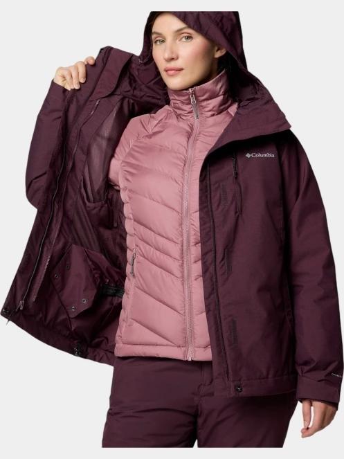 geaca de schi pt. femei Columbia Whirlibird V Interchange Jacket rosu 7
