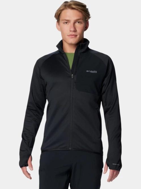 pulover polar pt. barbati Columbia Triple Canyon Grid Fleece FZ II negru 2