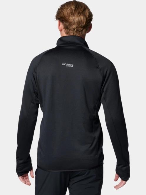 pulover polar pt. barbati Columbia Triple Canyon Grid Fleece FZ II negru 4