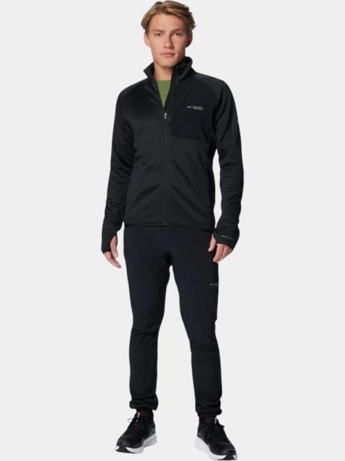 pulover polar pt. barbati Columbia Triple Canyon Grid Fleece FZ II negru 5