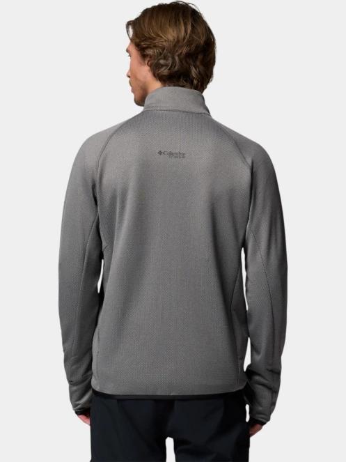 pulover polar pt. barbati Columbia Triple Canyon Grid Fleece FZ II gri 4