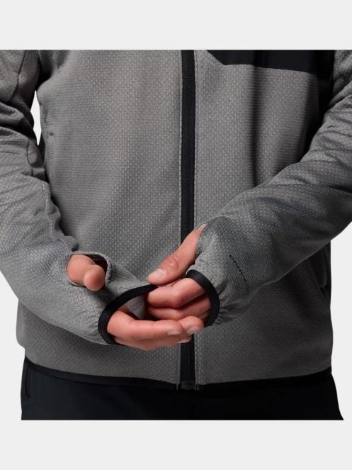pulover polar pt. barbati Columbia Triple Canyon Grid Fleece FZ II gri 8