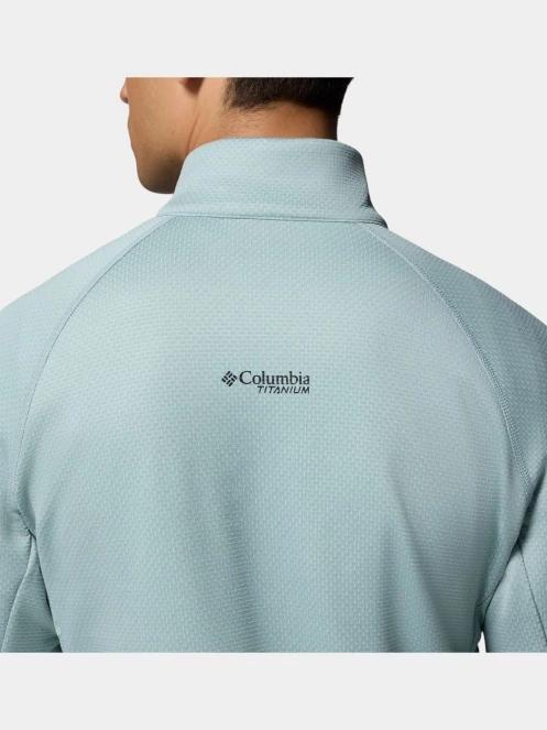 pulover polar pt. barbati Columbia Triple Canyon Grid Fleece FZ II albastru 11