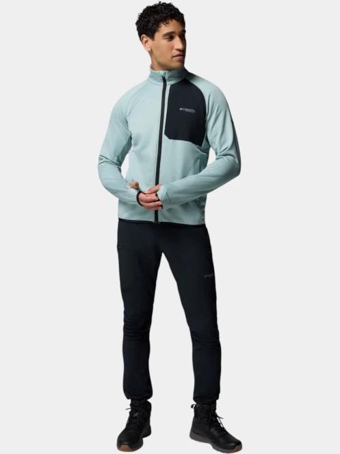 pulover polar pt. barbati Columbia Triple Canyon Grid Fleece FZ II albastru 6