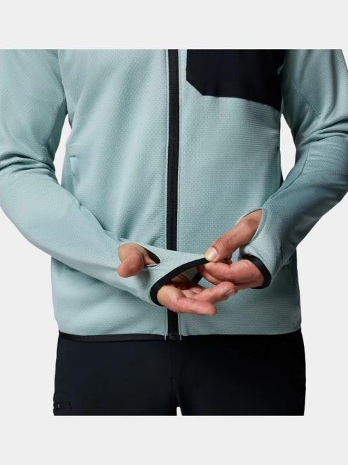 pulover polar pt. barbati Columbia Triple Canyon Grid Fleece FZ II albastru 8